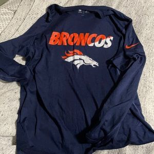 Denver Broncos Nike Dri-Fit Long Sleeve Shirt
